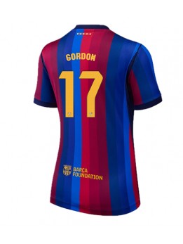 Ženski Nogometna dresi replika Barcelona Anthony Gordon #17 Domači 2026-27 Kratek rokav Ženski Nogometna dresi replika Barcelona Anthony Gordon #17 Domači 2026-27 Kratek rokav